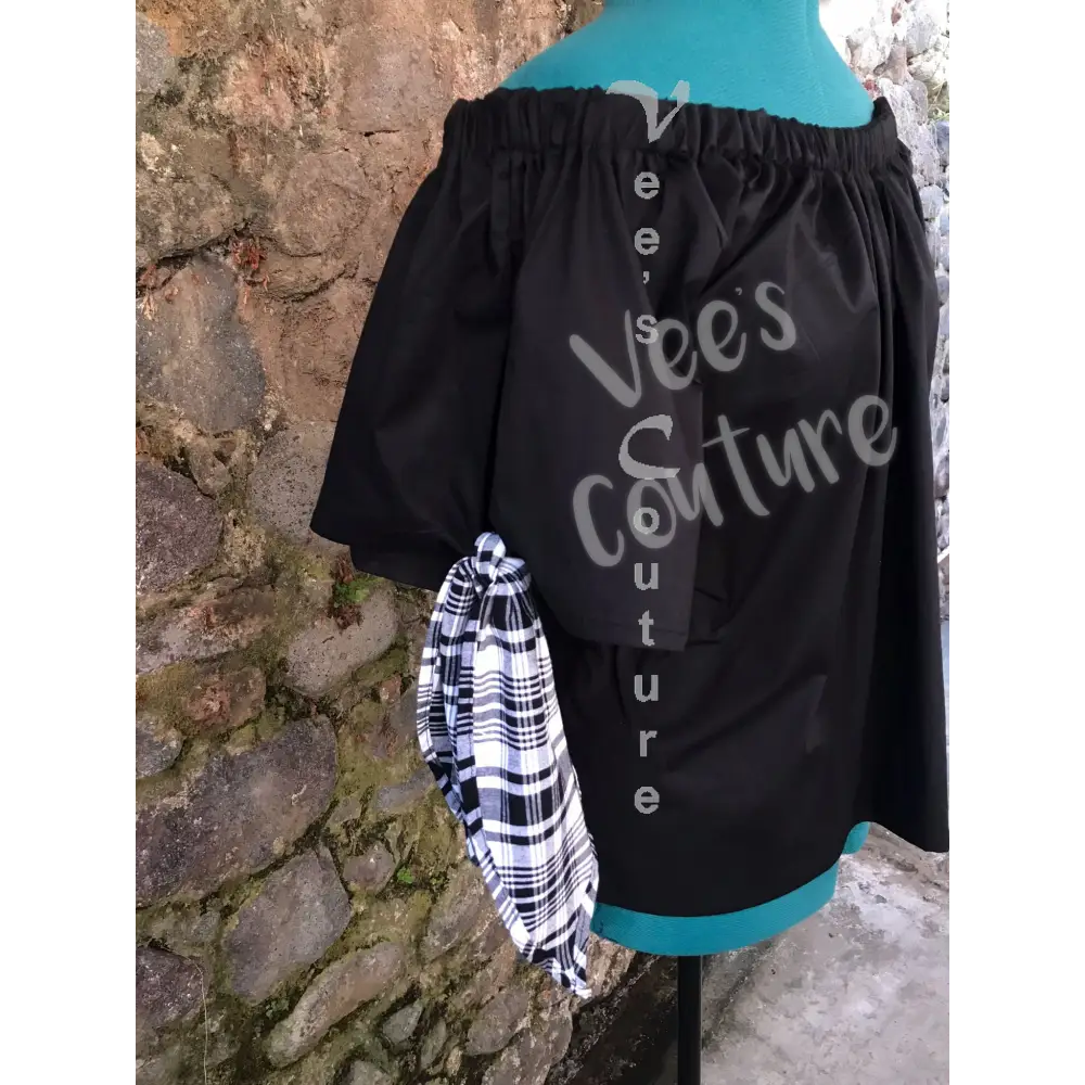 Off-Shoulder Creole Blouse Cb5